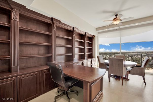 Home Office, Interior, Recessed Lighting