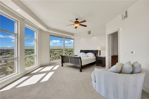 Bedroom, Interior, Recessed Lighting