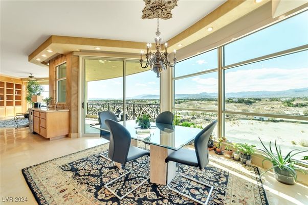 Chandelier, Home Office, Interior, Recessed Lighting