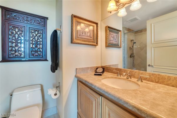 Bathroom, Glass Shower, Interior, Tile Countertops