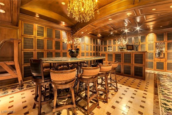 Chandelier, Interior, Recessed Lighting, Wooden Walls