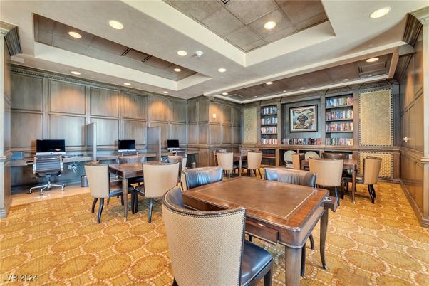 Home Office, Interior, Recessed Lighting