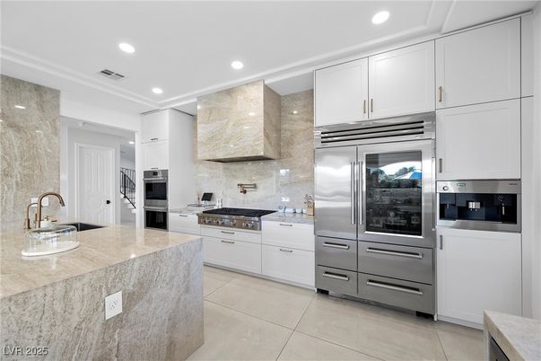 Interior, Kitchen, Recessed Lighting, Stainless Steel Appliances