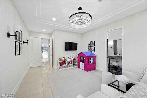 Chandelier, Interior, Recessed Lighting