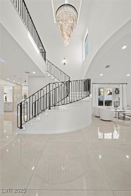 Chandelier, Interior, Recessed Lighting