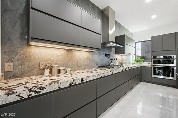 Interior, Kitchen, Recessed Lighting, Stainless Steel Appliances