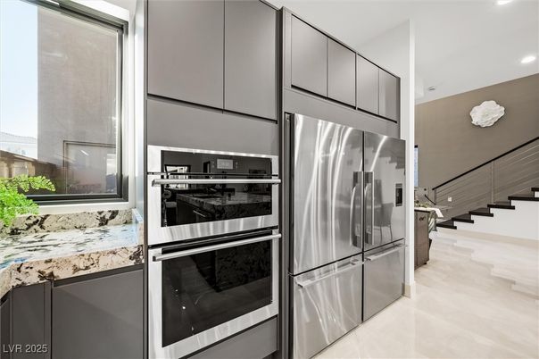 Interior, Kitchen, Recessed Lighting, Stainless Steel Appliances