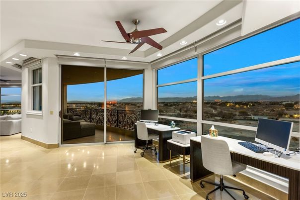 Home Office, Interior, Recessed Lighting