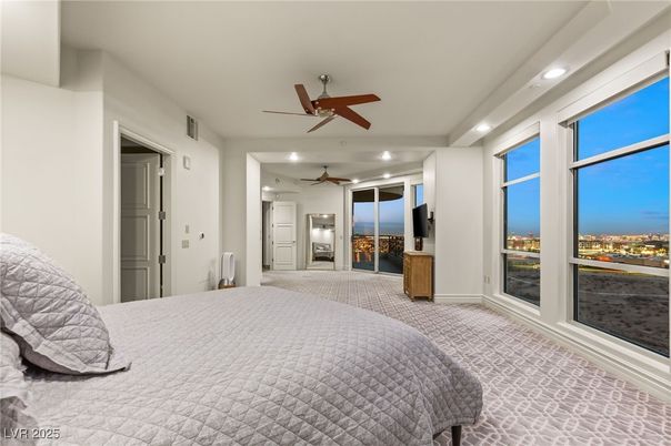 Bedroom, Interior, Recessed Lighting