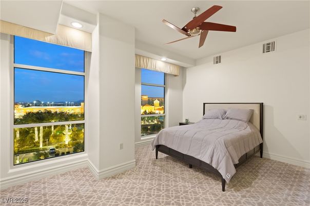 Bedroom, Interior, Recessed Lighting