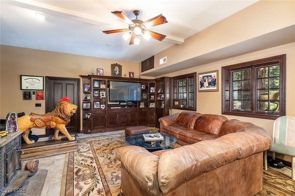 Interior, Living room, Recessed Lighting