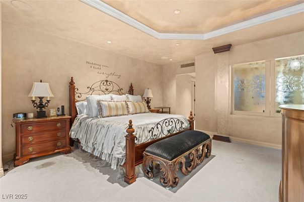 Bedroom, Interior, Recessed Lighting