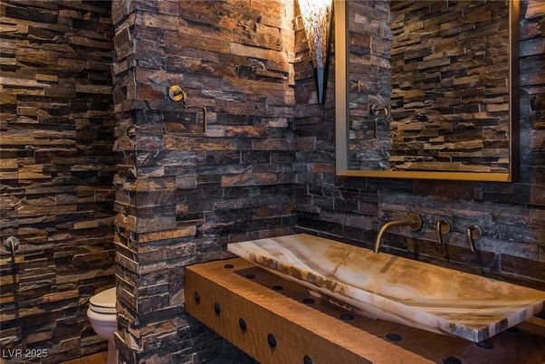 Bathroom, Interior, Stone Walls