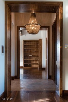 Chandelier, Interior, Wood Texture Flooring