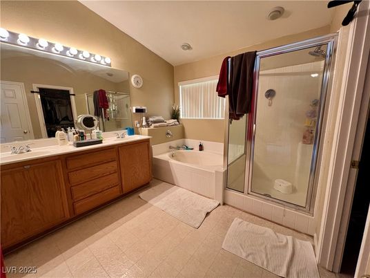 Bathroom, Dual Sink Vanities, Glass Shower, Interior
