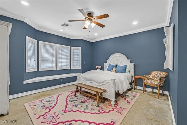 Bedroom, Interior, Recessed Lighting