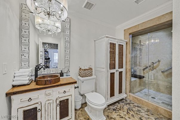 Bathroom, Glass Shower, Interior