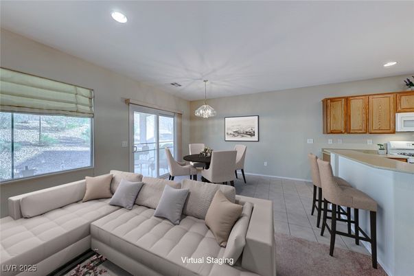 Dining room, Interior, Kitchen, Living room, Pendant Lights, Recessed Lighting