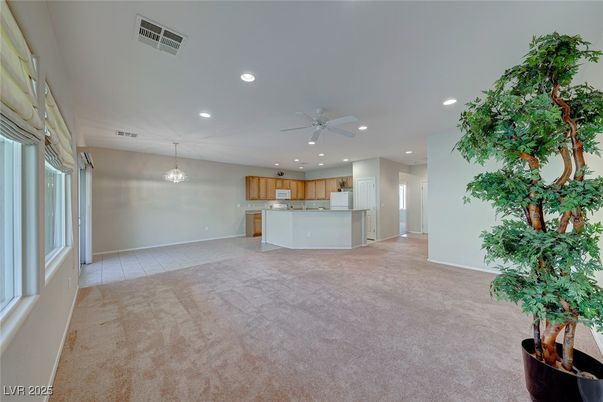 Empty room, Interior, Kitchen, Pendant Lights, Recessed Lighting