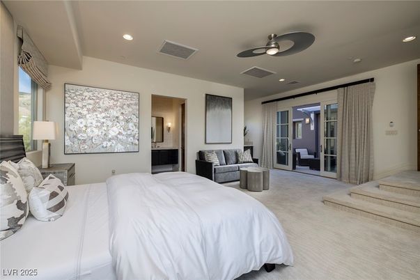 Bedroom, Interior, Recessed Lighting