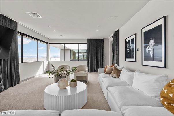 Interior, Living room, Recessed Lighting