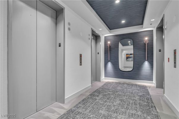 Elevator, Interior, Recessed Lighting