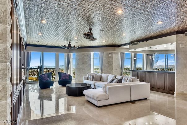 Interior, Living room, Recessed Lighting