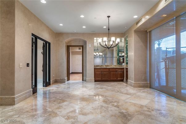 Chandelier, Interior, Recessed Lighting