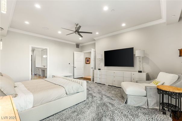 Bedroom, Interior, Recessed Lighting