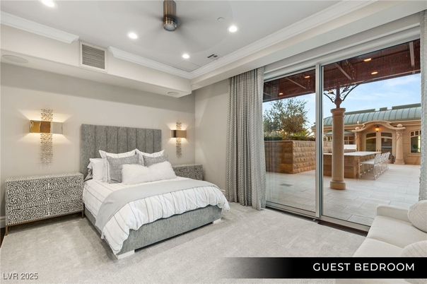 Bedroom, Interior, Recessed Lighting