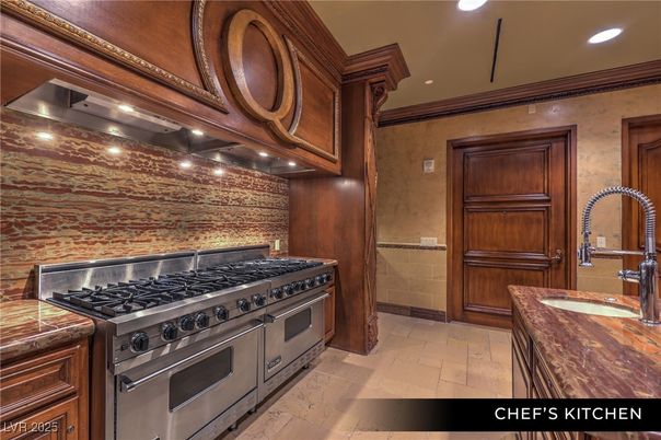 Interior, Kitchen, Recessed Lighting, Stainless Steel Appliances