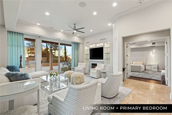 Fireplace, Interior, Living room, Recessed Lighting