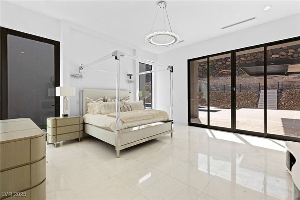 Bedroom, Interior, Pendant Lights, Recessed Lighting