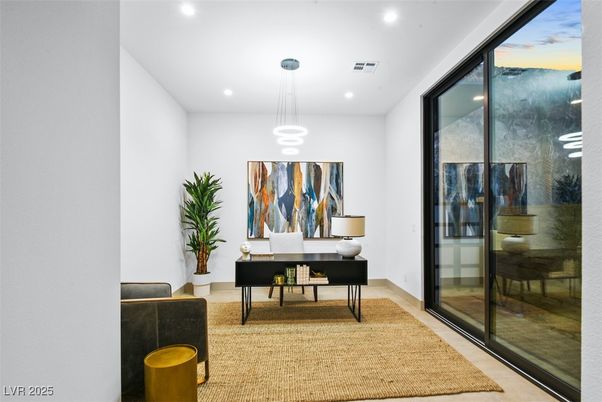 Home Office, Interior, Pendant Lights, Recessed Lighting