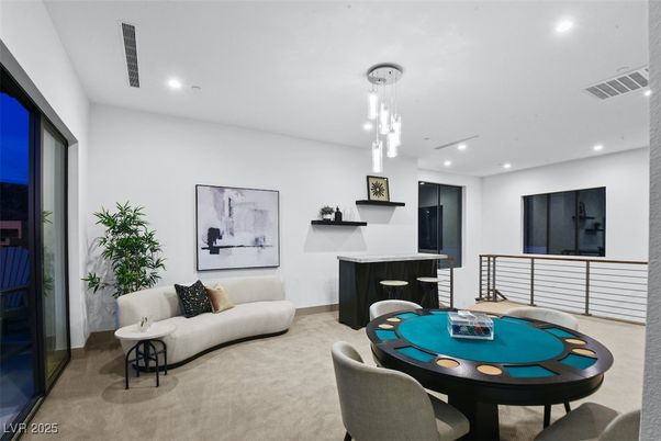 Game Room, Interior, Pendant Lights, Recessed Lighting