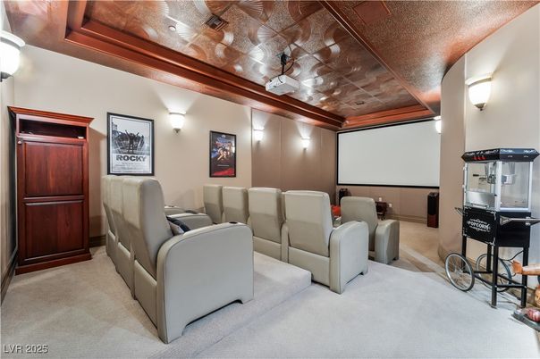Home Theatre Room, Interior, Projection Screen, Recessed Lighting, Theatre Room