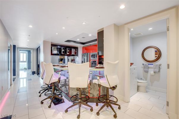 Dining room, Interior, Recessed Lighting