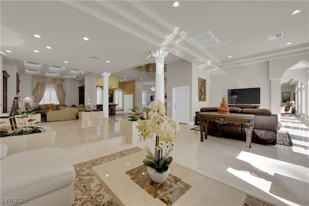 Interior, Living room, Piano, Recessed Lighting