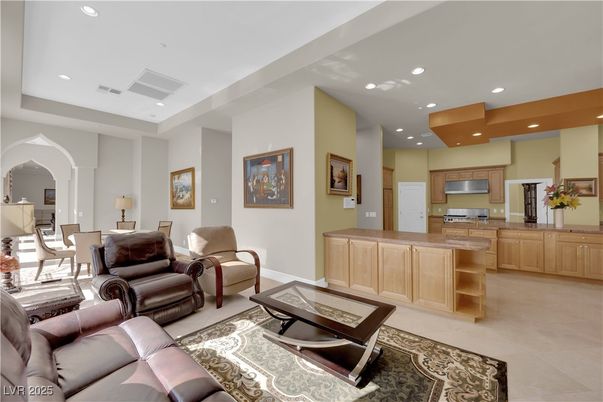 Interior, Kitchen, Living room, Recessed Lighting, Stainless Steel Appliances