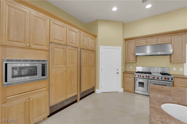 Interior, Kitchen, Recessed Lighting, Stainless Steel Appliances