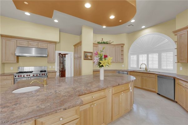 Interior, Kitchen, Recessed Lighting, Stainless Steel Appliances