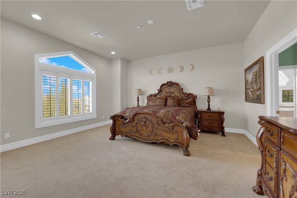 Bedroom, Interior, Recessed Lighting