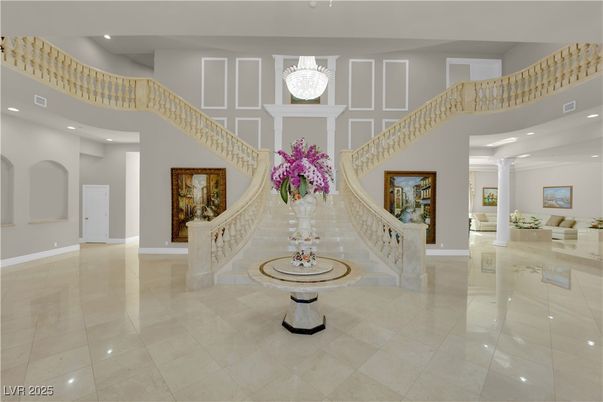 Chandelier, Interior, Recessed Lighting