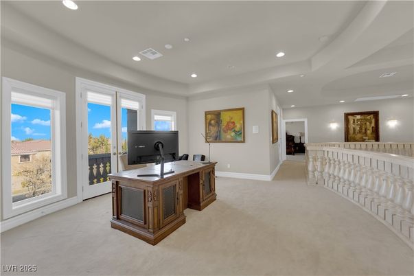 Home Office, Interior, Recessed Lighting