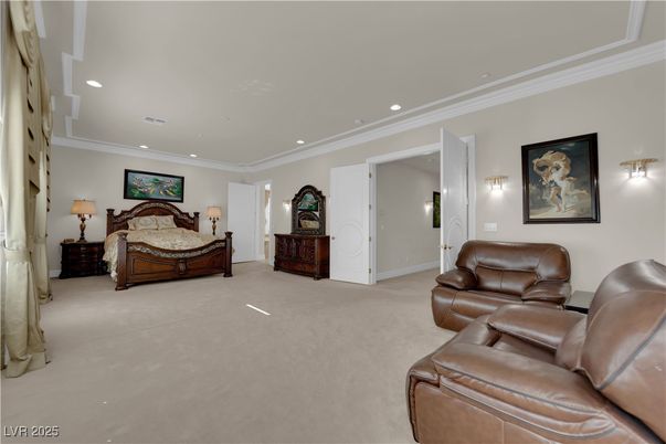 Bedroom, Interior, Recessed Lighting