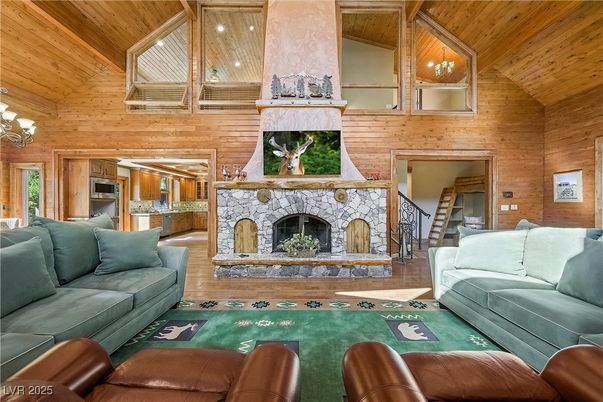 Fireplace, Interior, Living room, Wooden Beams, Wooden Ceilings, Wood Texture Flooring, Wooden Walls