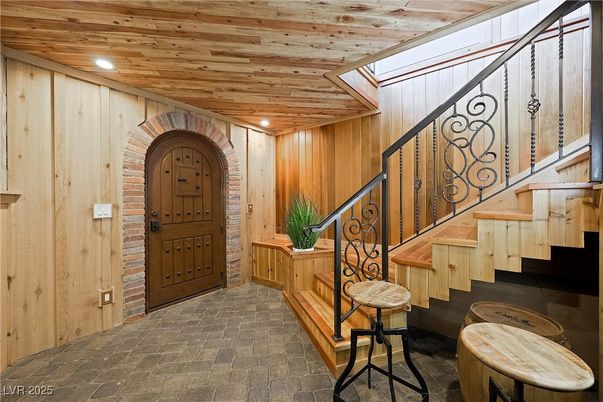 Interior, Recessed Lighting, Wooden Ceilings, Wooden Walls
