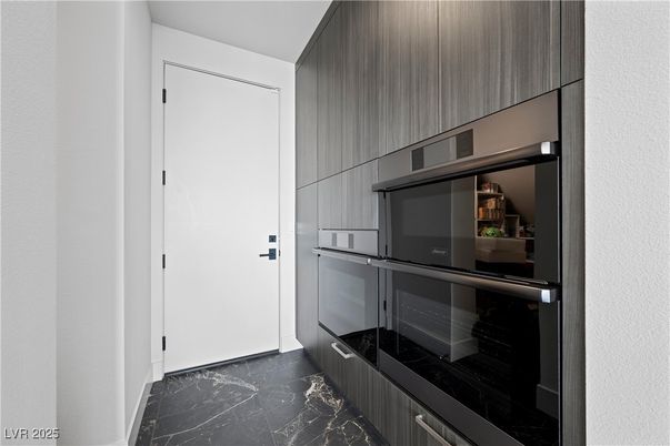 Interior, Kitchen, Marble, Stainless Steel Appliances