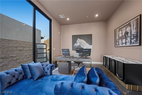 Home Office, Interior, Recessed Lighting