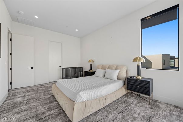 Bedroom, Interior, Recessed Lighting
